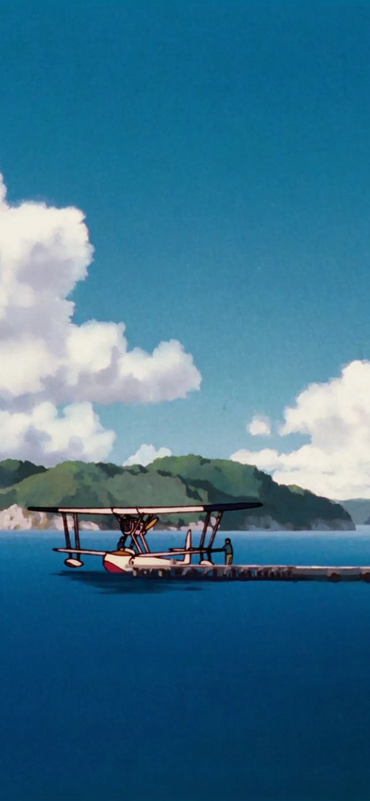 Wallpaper the sky clouds flight the plane the evening porco rosso by  hayao miyazaki images for desktop section сёнэн  download