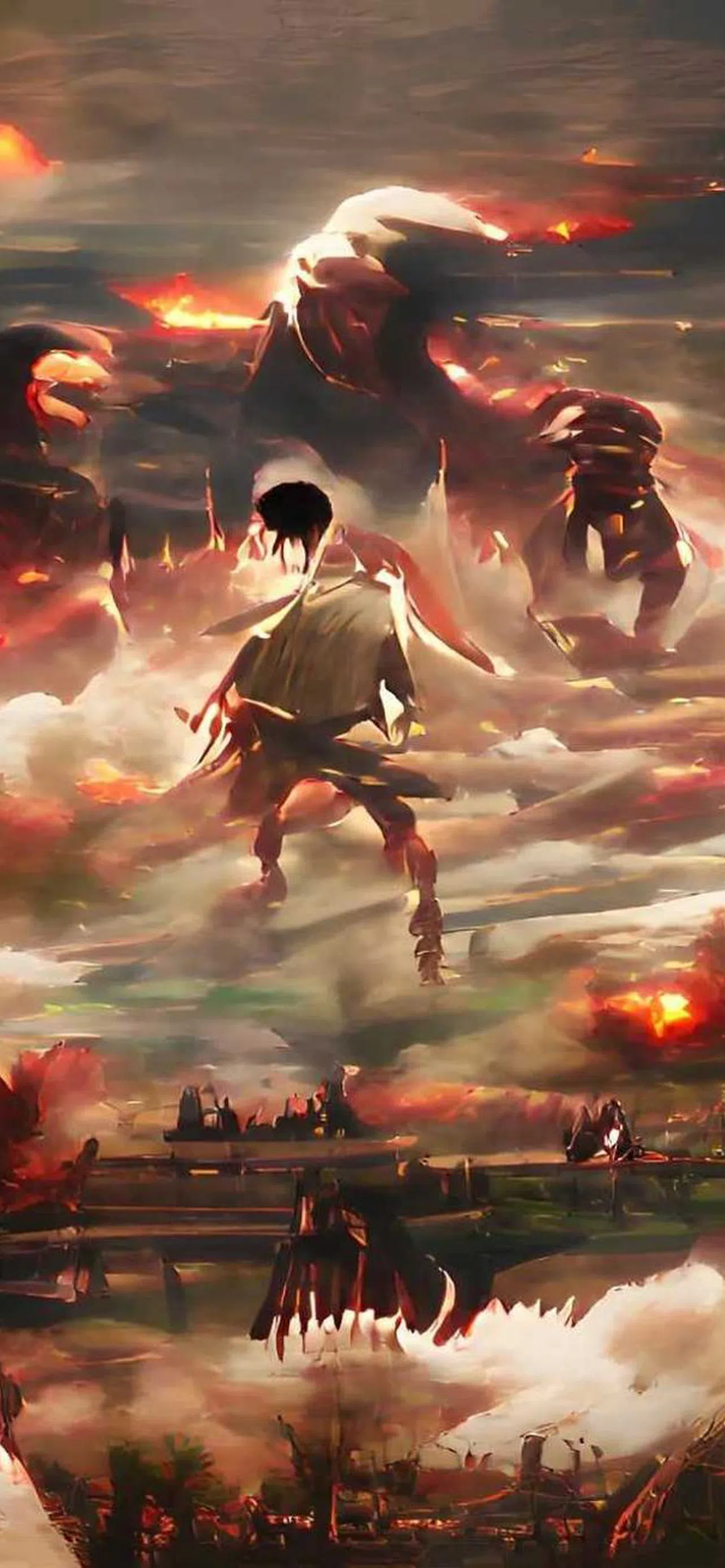 The Rumbling Attack On Titan Live Wallpaper  MoeWalls