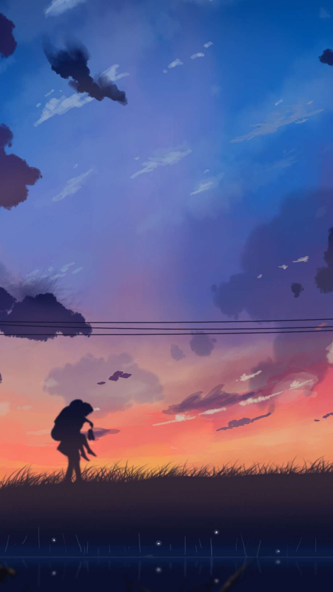 Aesthetic Anime Sunset Background Artwork #1
