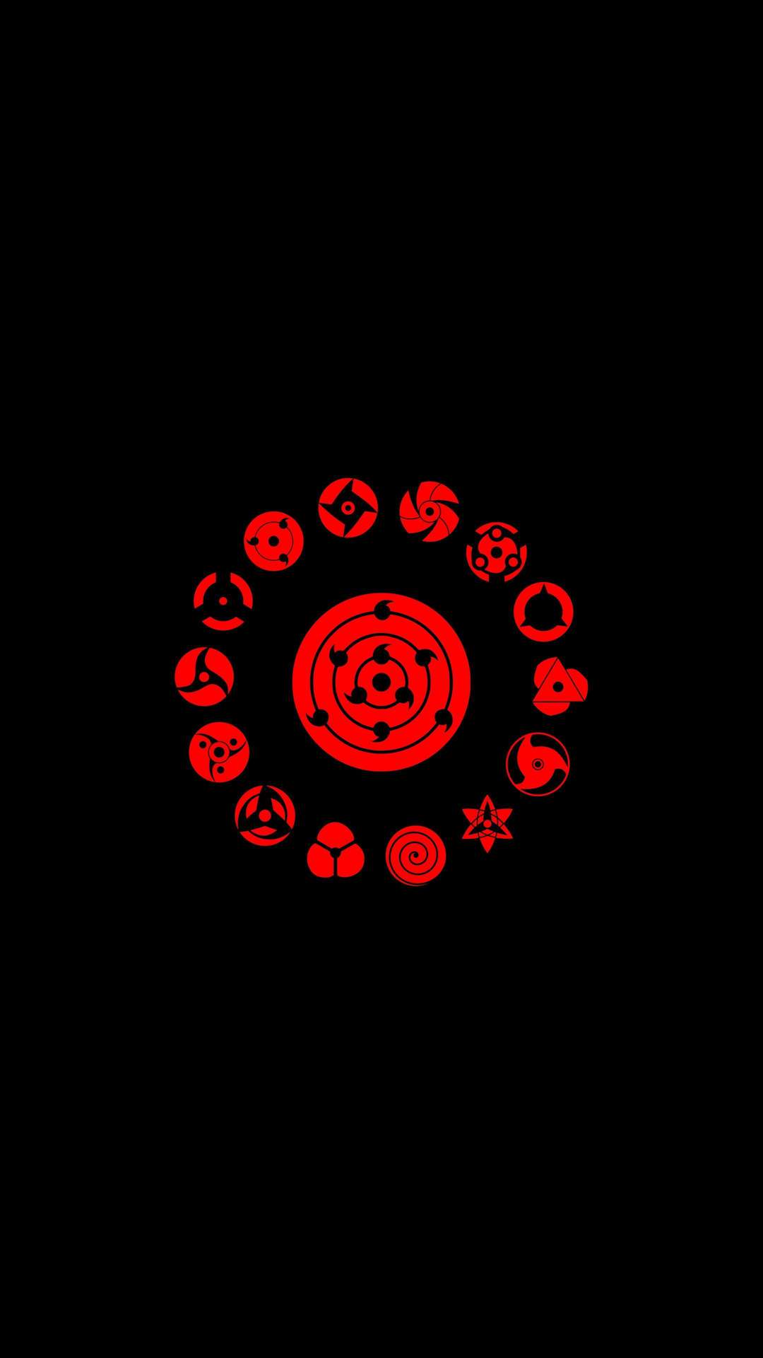 Download Bright Red Demon Akatsuki Symbol Wallpaper