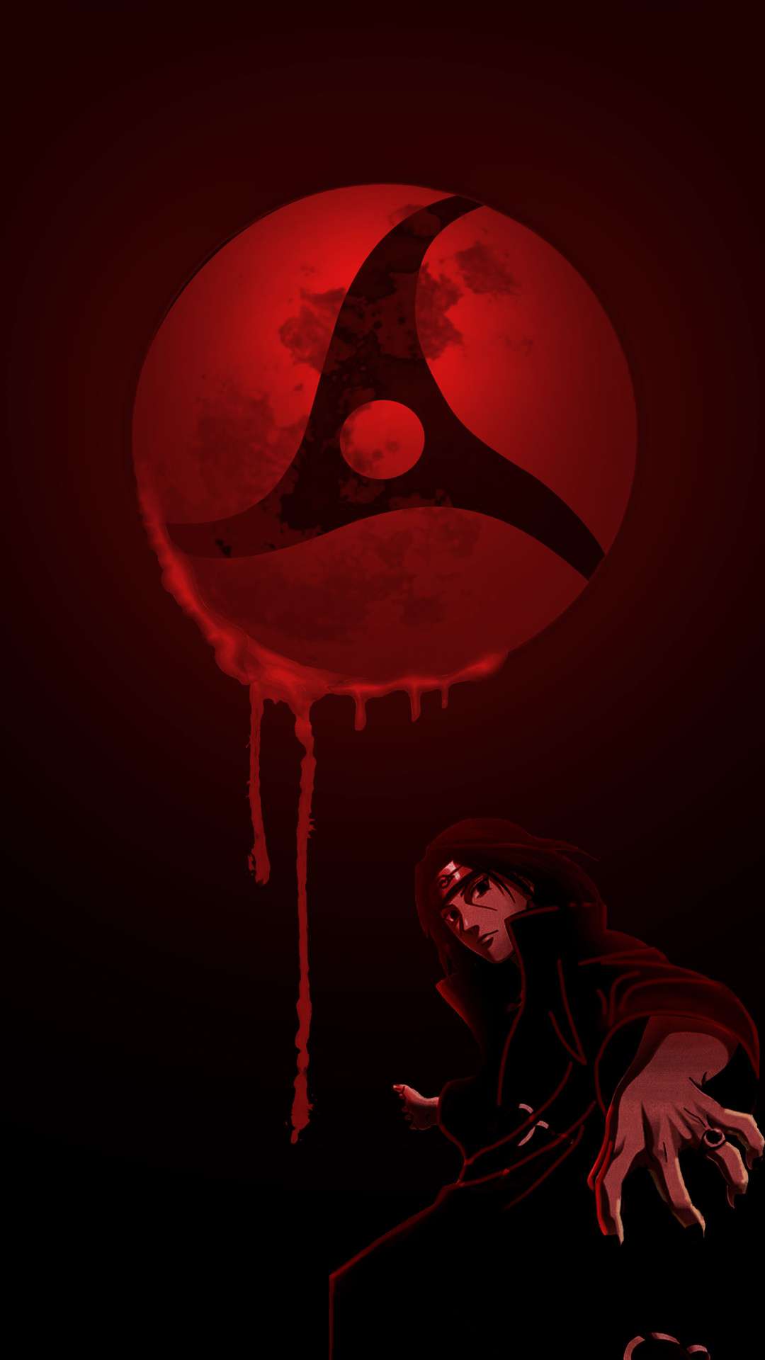 Akatsuki, red, magenta, Anime, Pain, Akatsuki cloud, Akatsuki logo, Naruto,  Akatsuki symbol, Boruto, Itachi HD phone wallpaper