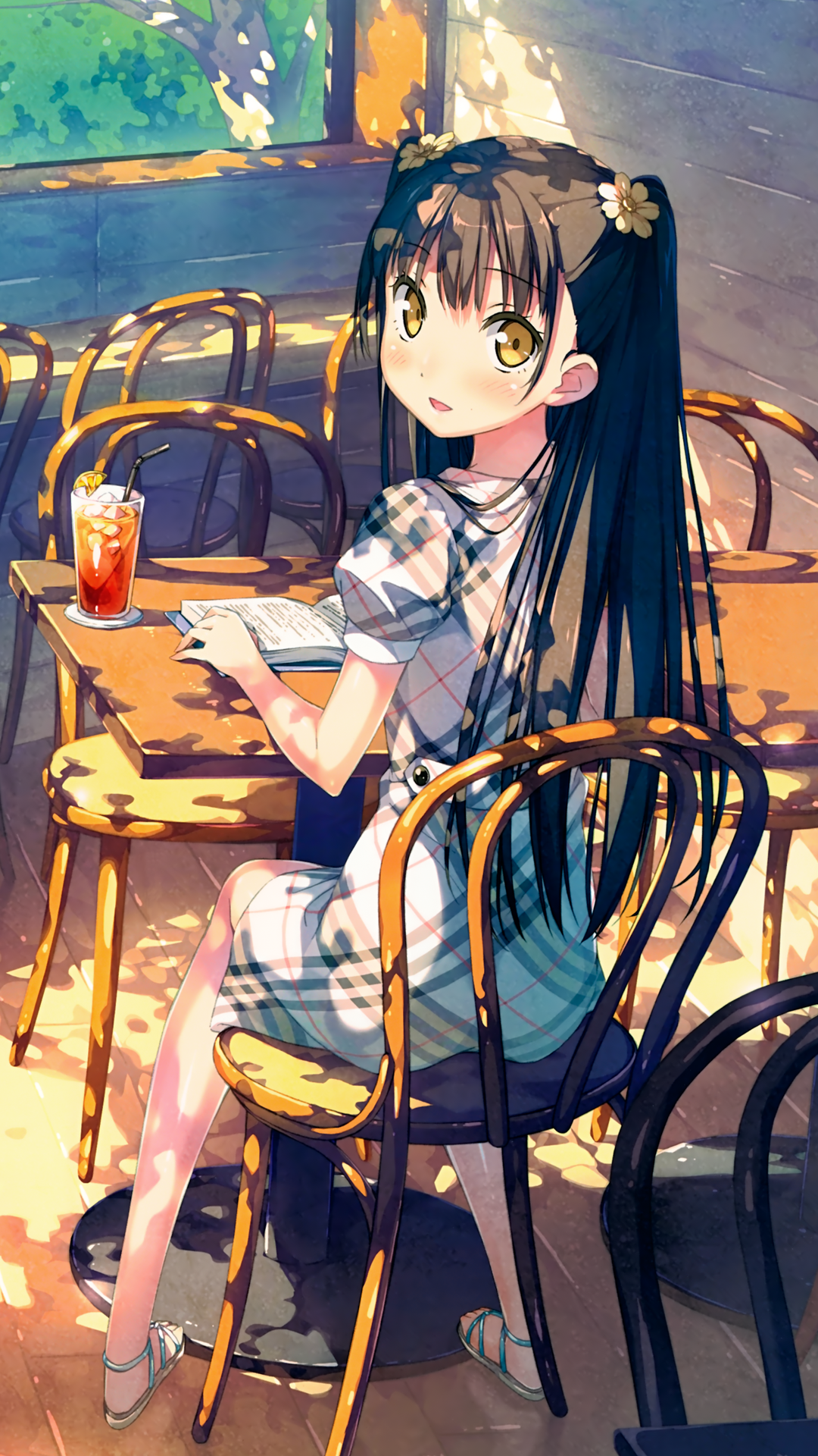3 Anime Cafe Wallpapers for iPhone and Android by Terry Ward