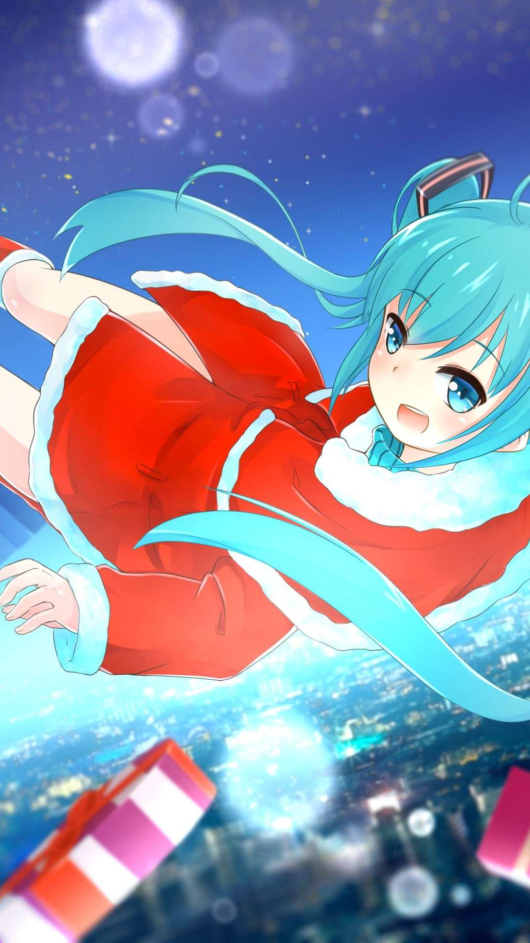 Cute anime girls in christmas HD wallpapers  Pxfuel