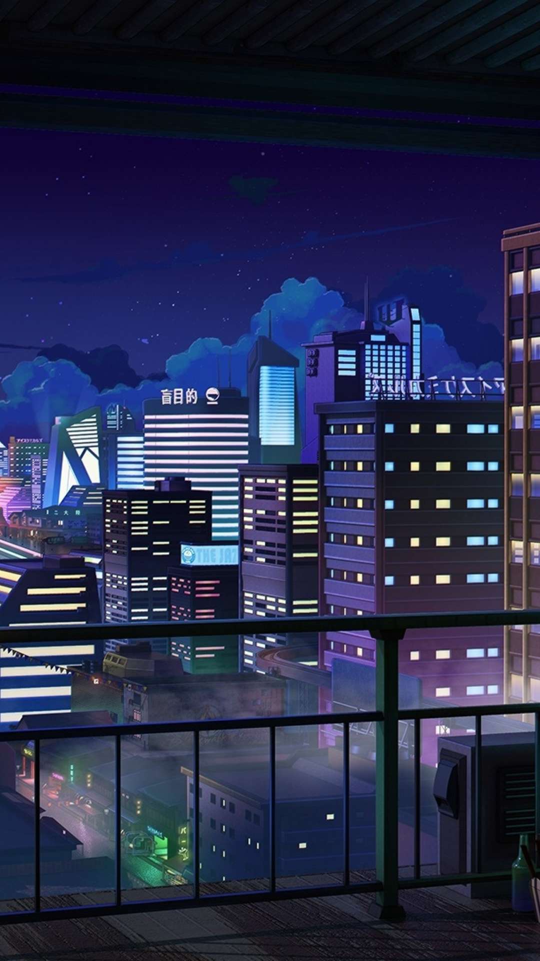 Sci-Fi Anime Boy City Art Wallpaper iPhone Phone 4K #2270f