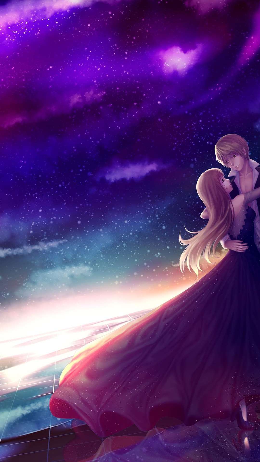 Anime-Love-Couple-Kissing-Wallpaper by Hime-Fiore on DeviantArt