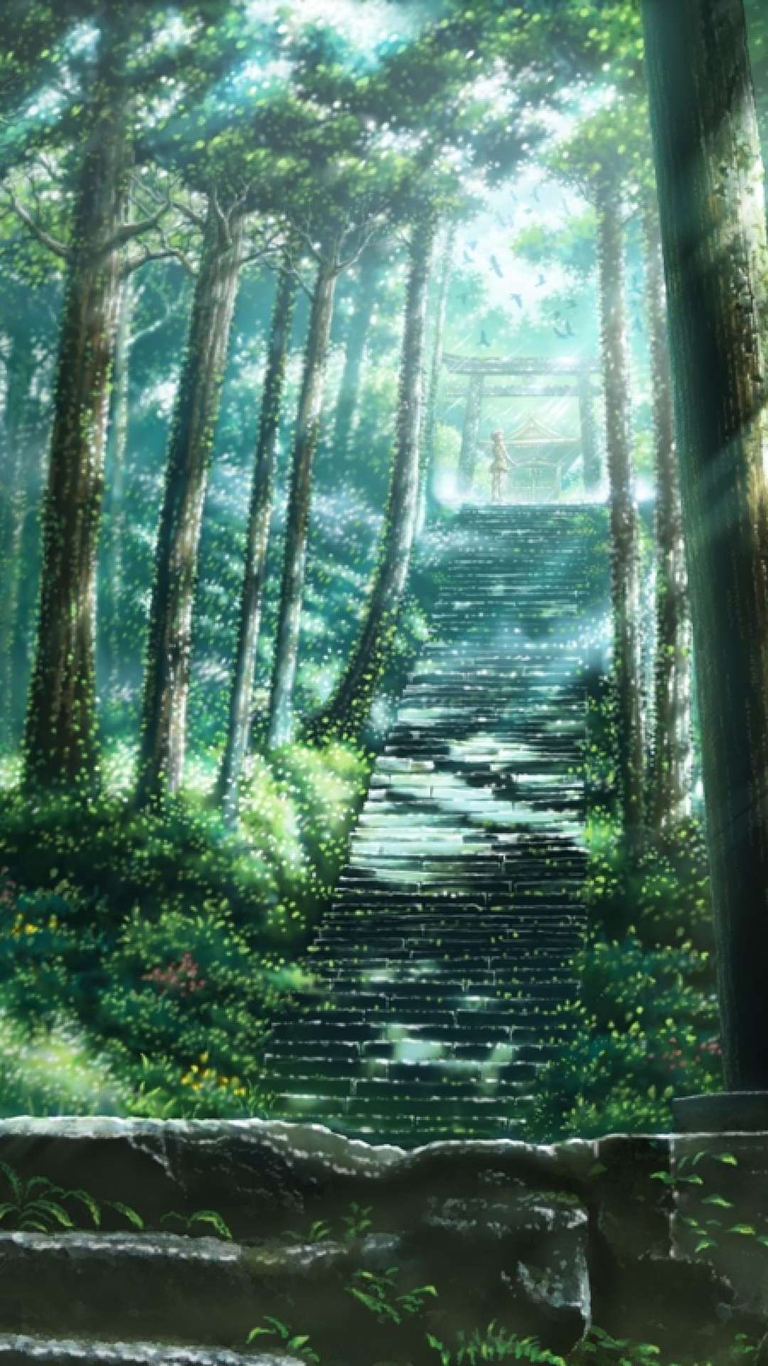 Anime Forest HD Wallpaper by 青葉 HAL