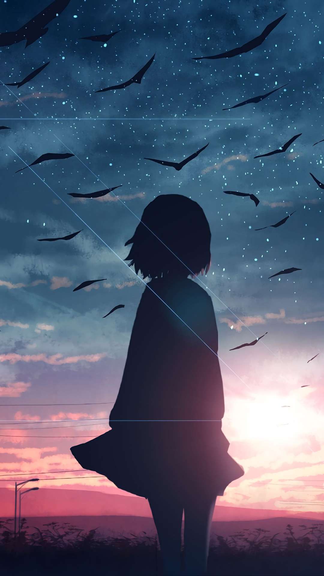 Anime landscape phone HD wallpapers