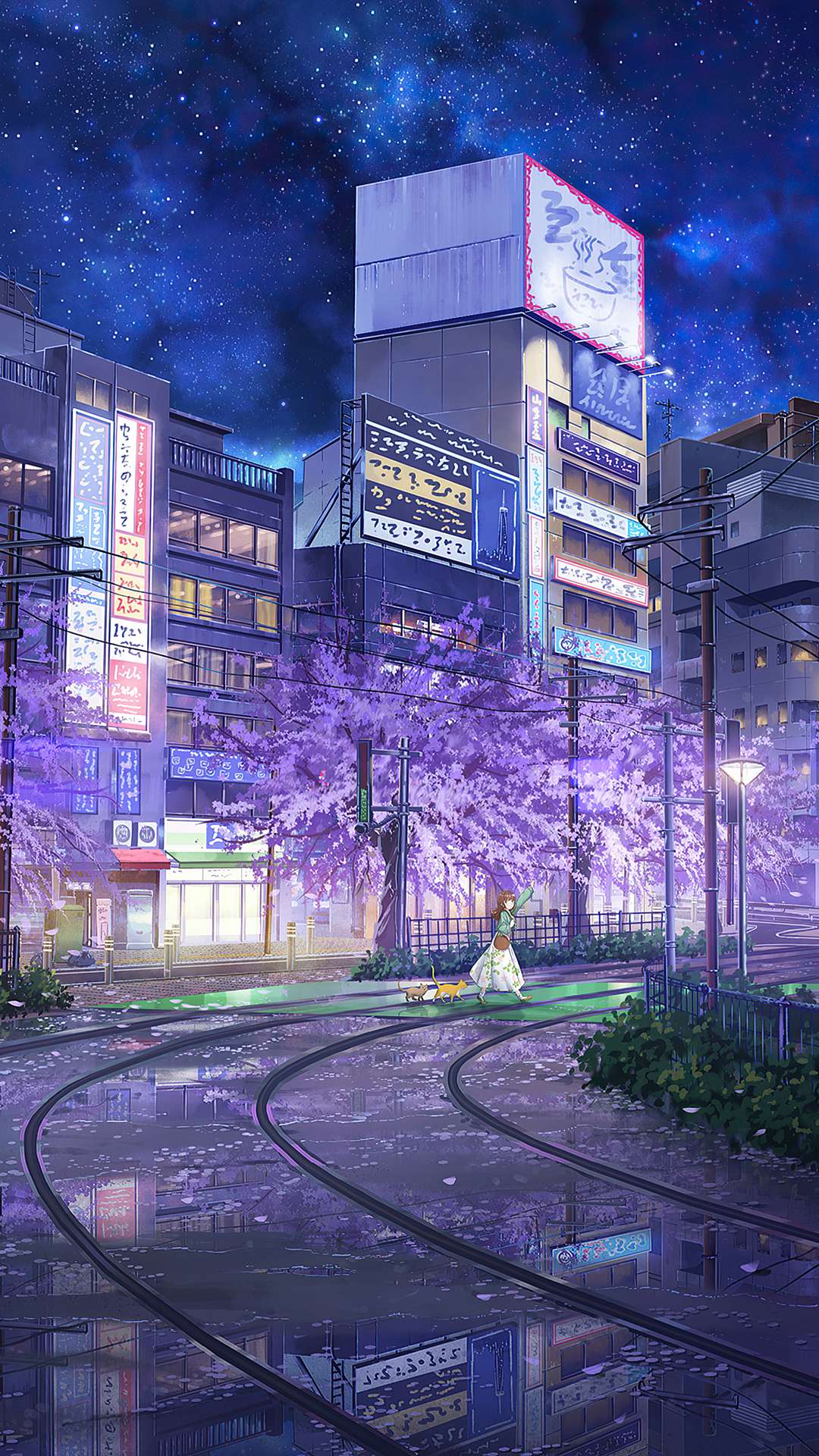 Tokyo Street Anime Scene Illustration. generative ai ilustração do Stock |  Adobe Stock