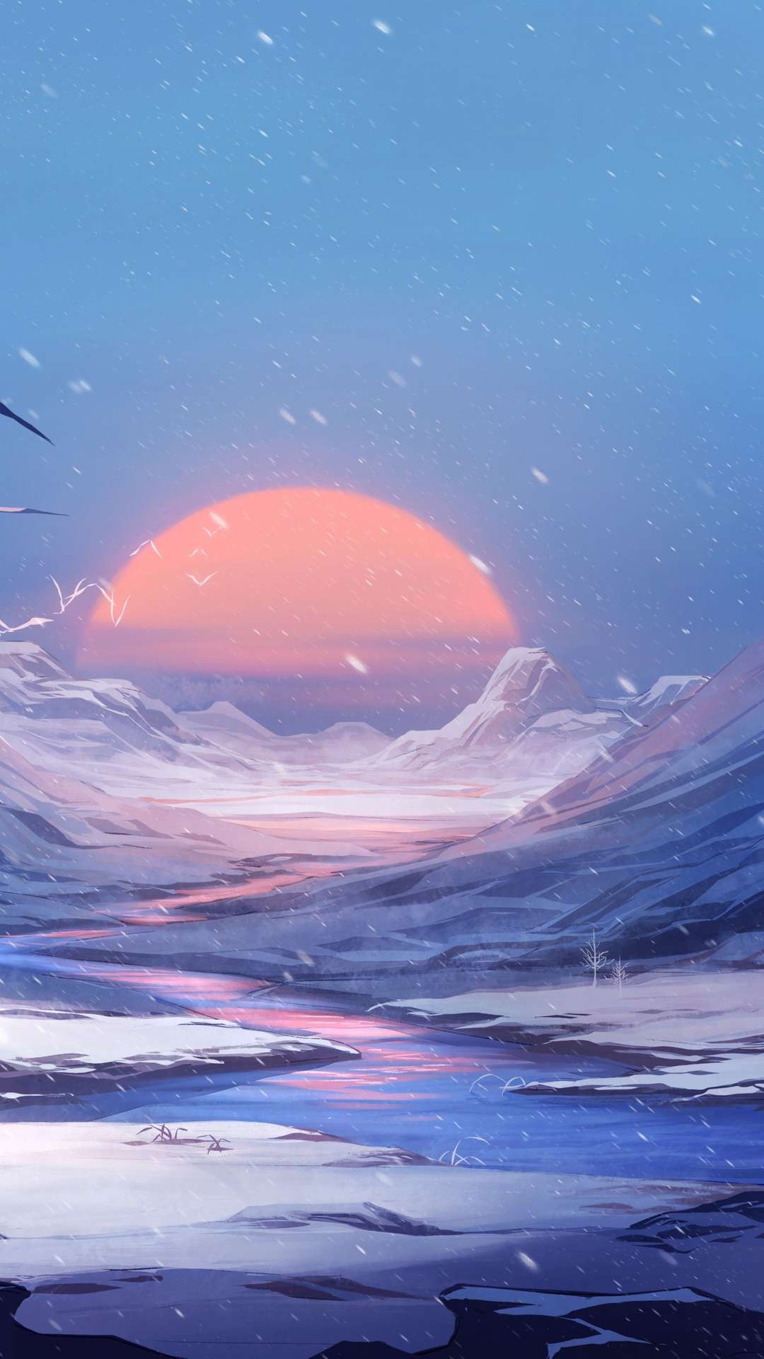 Anime Girl in Winter HD wallpaper  Peakpx