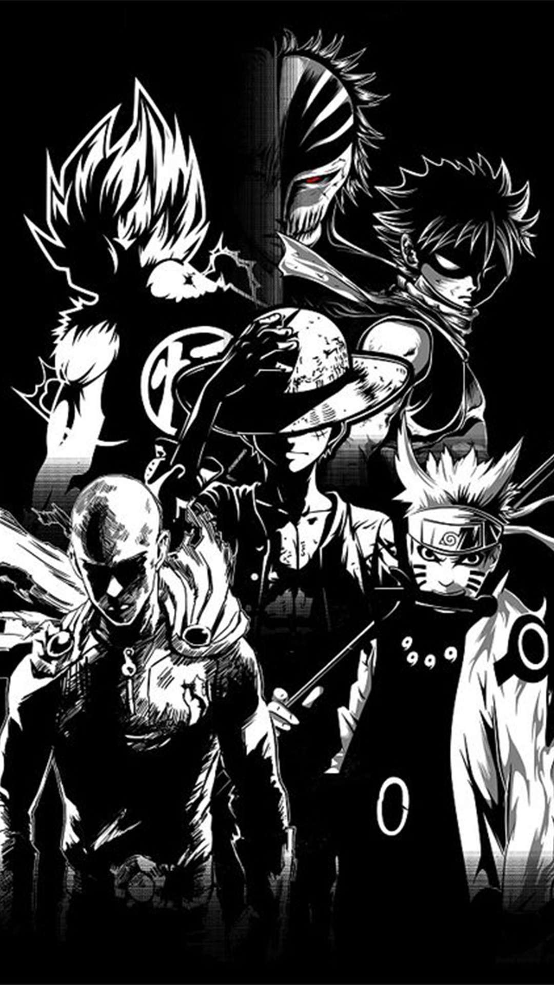 Black and White Manga Wallpapers on WallpaperDog