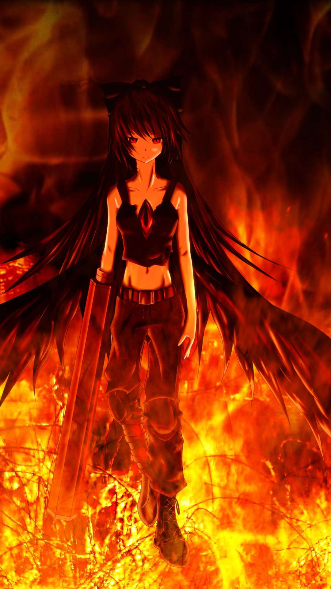 Anime Fire Wallpapers - Top Free Anime Fire Backgrounds - WallpaperAccess