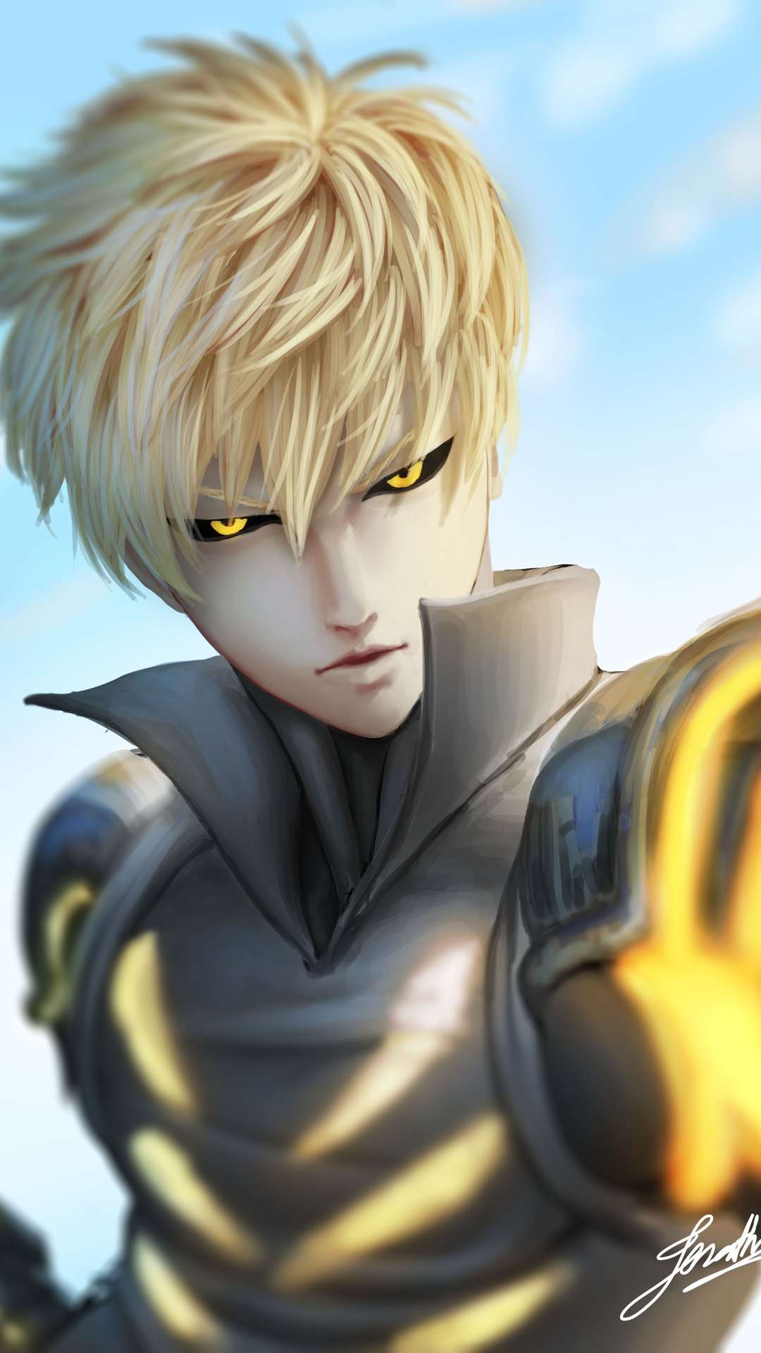 Gambar Genos One Punch Man