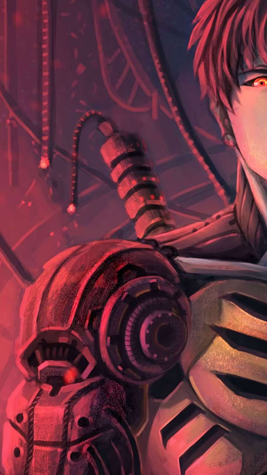Wallpaper Anime One Punch Man Genos
