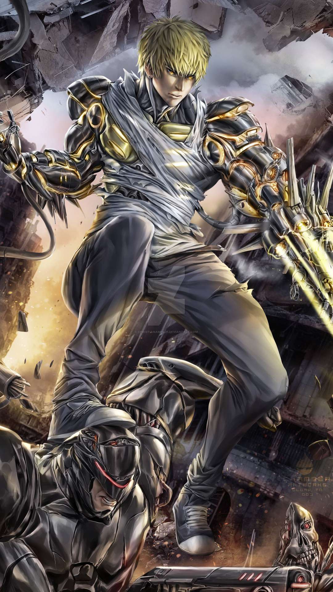 One Punch Man Genos Wallpaper