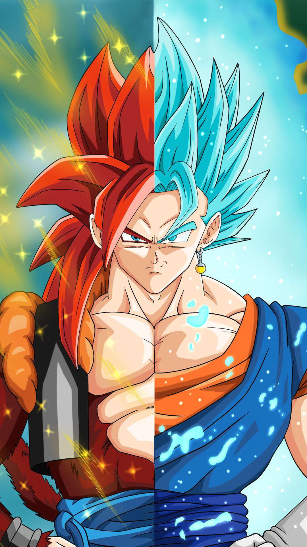 Mobile wallpaper: Anime, Dragon Ball Z, Dragon Ball, Super Saiyan, Gogeta (Dragon  Ball), 1085590 download the picture for free.