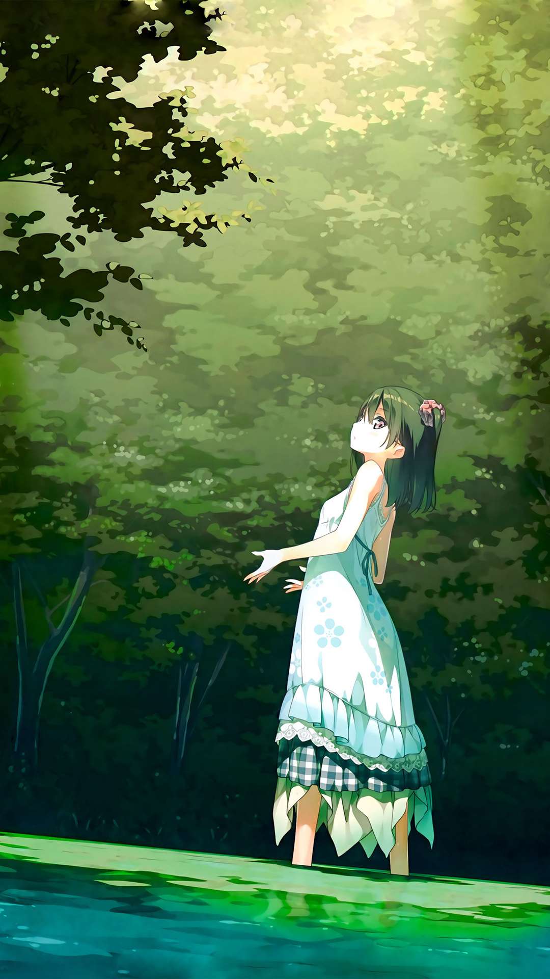 Green anime scenery HD wallpapers  Pxfuel