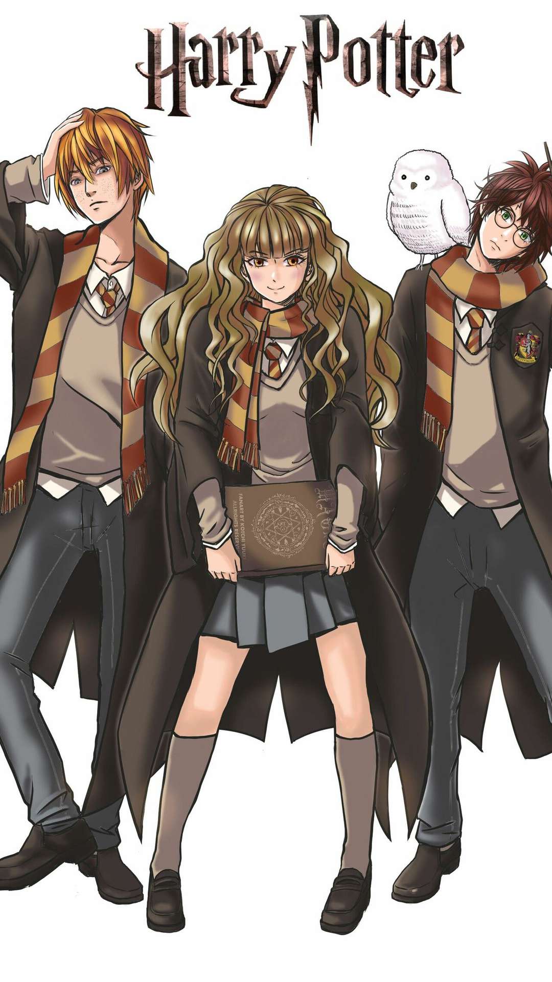 Harry Potter Anime Graphic  Creative Fabrica