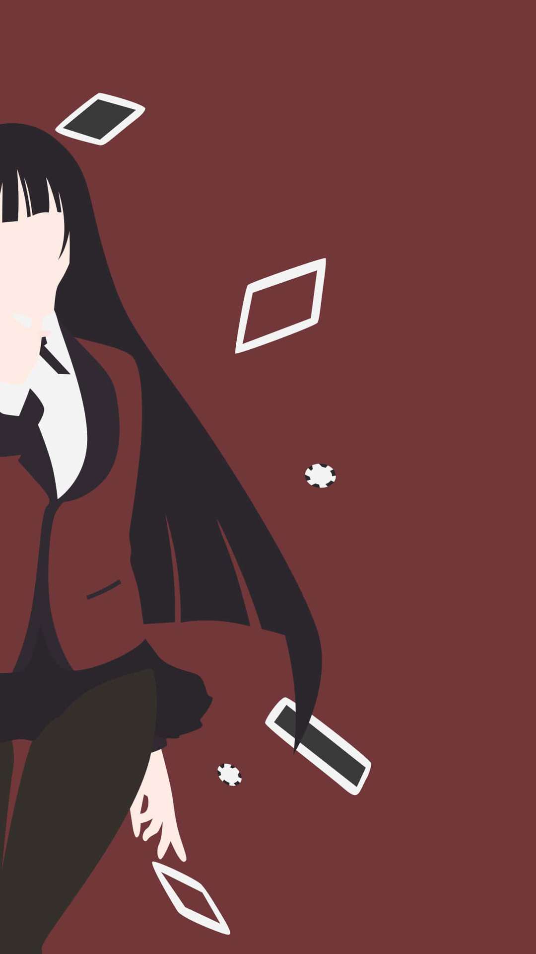 Wallpaper Kakegurui Anime Girls Jabami Yumeko Portrait  Wallpaperforu