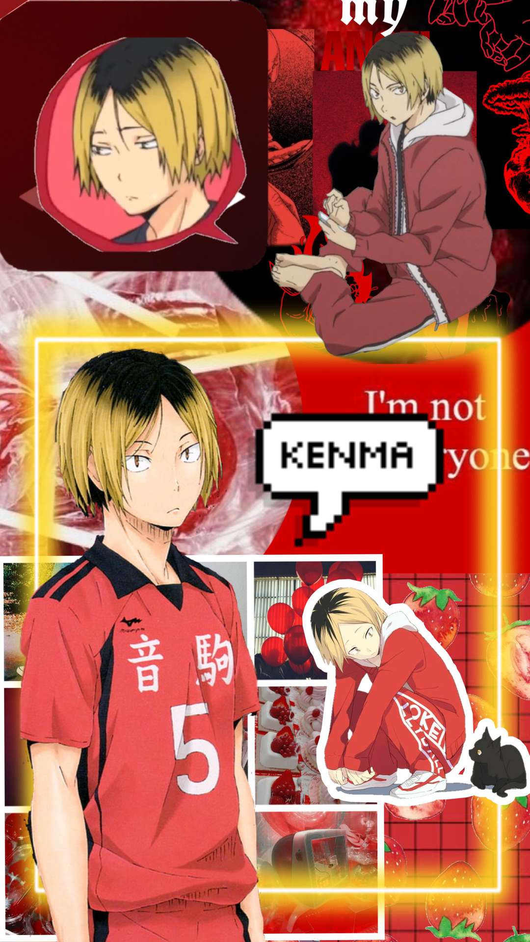 Kozume Kenma Haikyuu Minimalist Wallpaper by sawatarih on DeviantArt