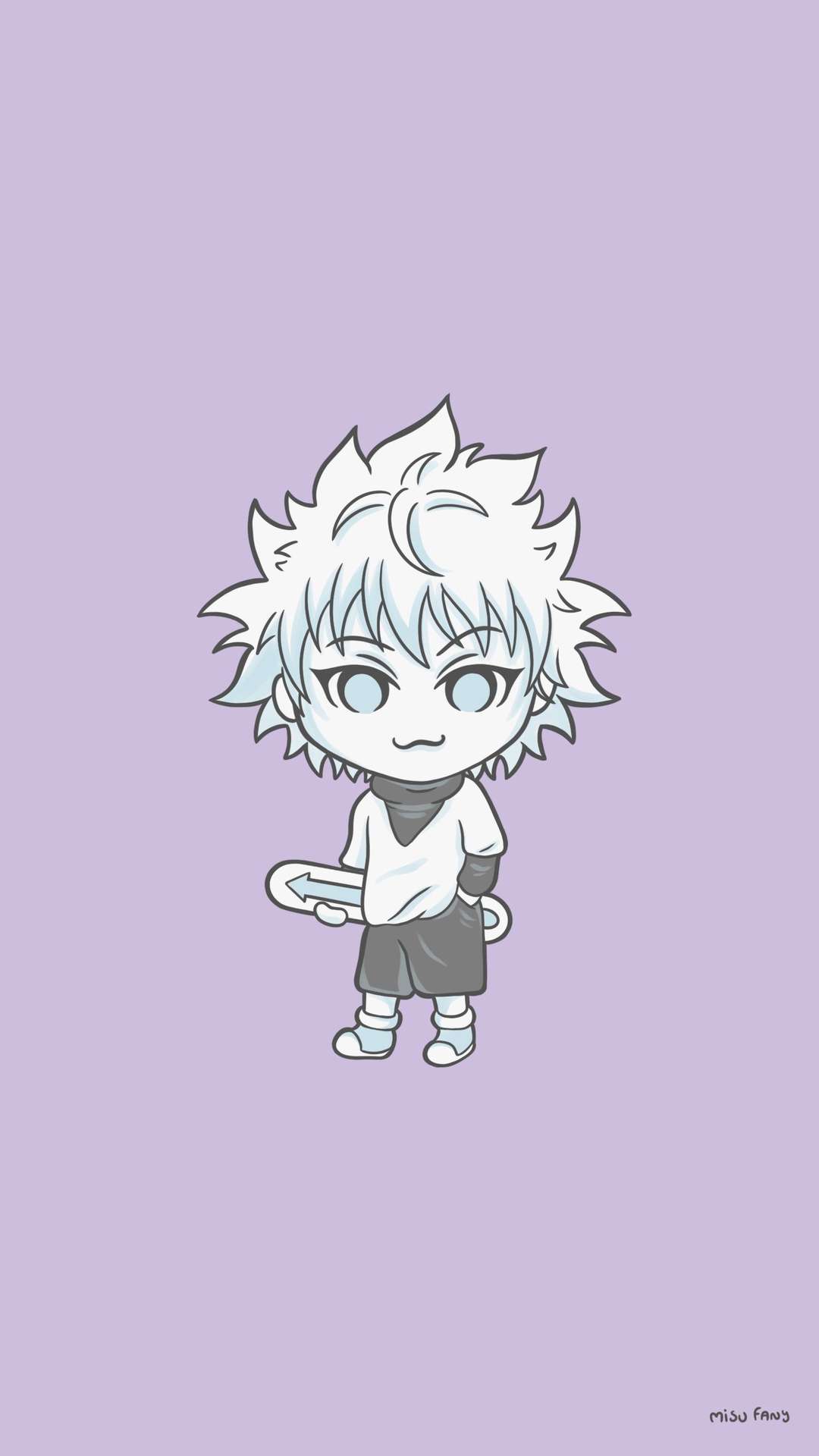 Killua Wallpaper White