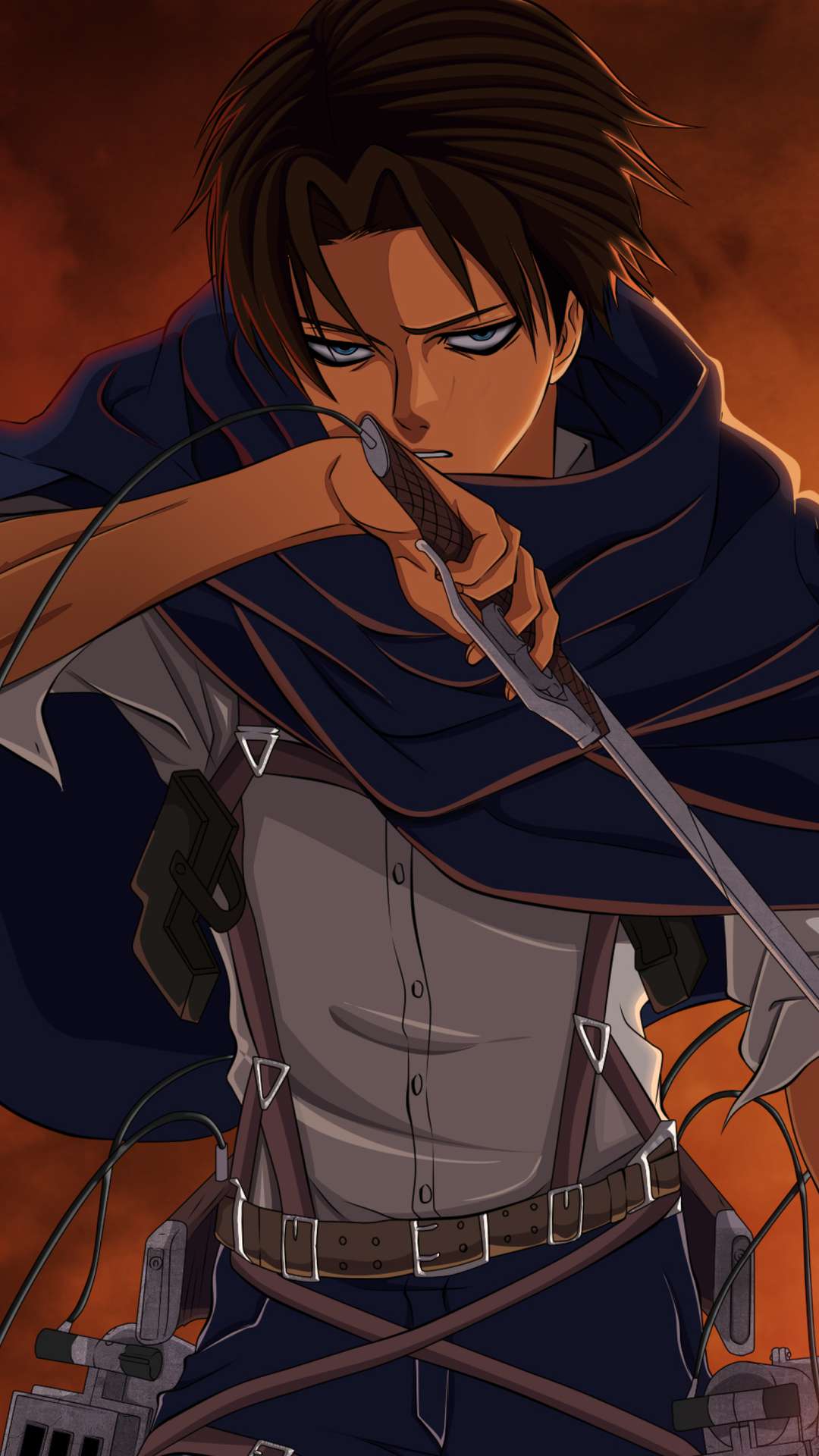 Shingeki no Kyojin.Eren Jaeger.Mikasa Ackerman Android wallpaper.Levi  (Rivaille).2160×1920 – Kawaii Mobile