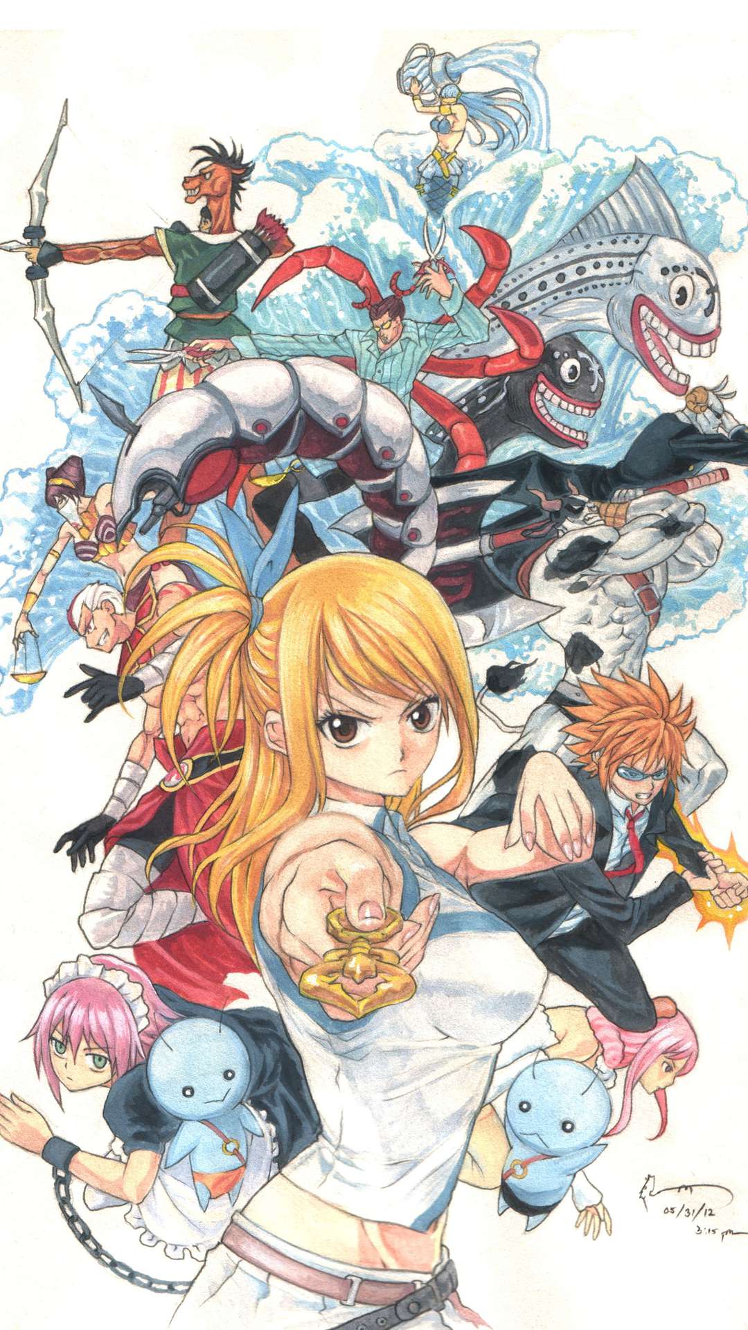 2225x1616  2225x1616 Lucy Heartfilia Happy Fairy Tail Natsu Dragneel  wallpaper  Coolwallpapersme