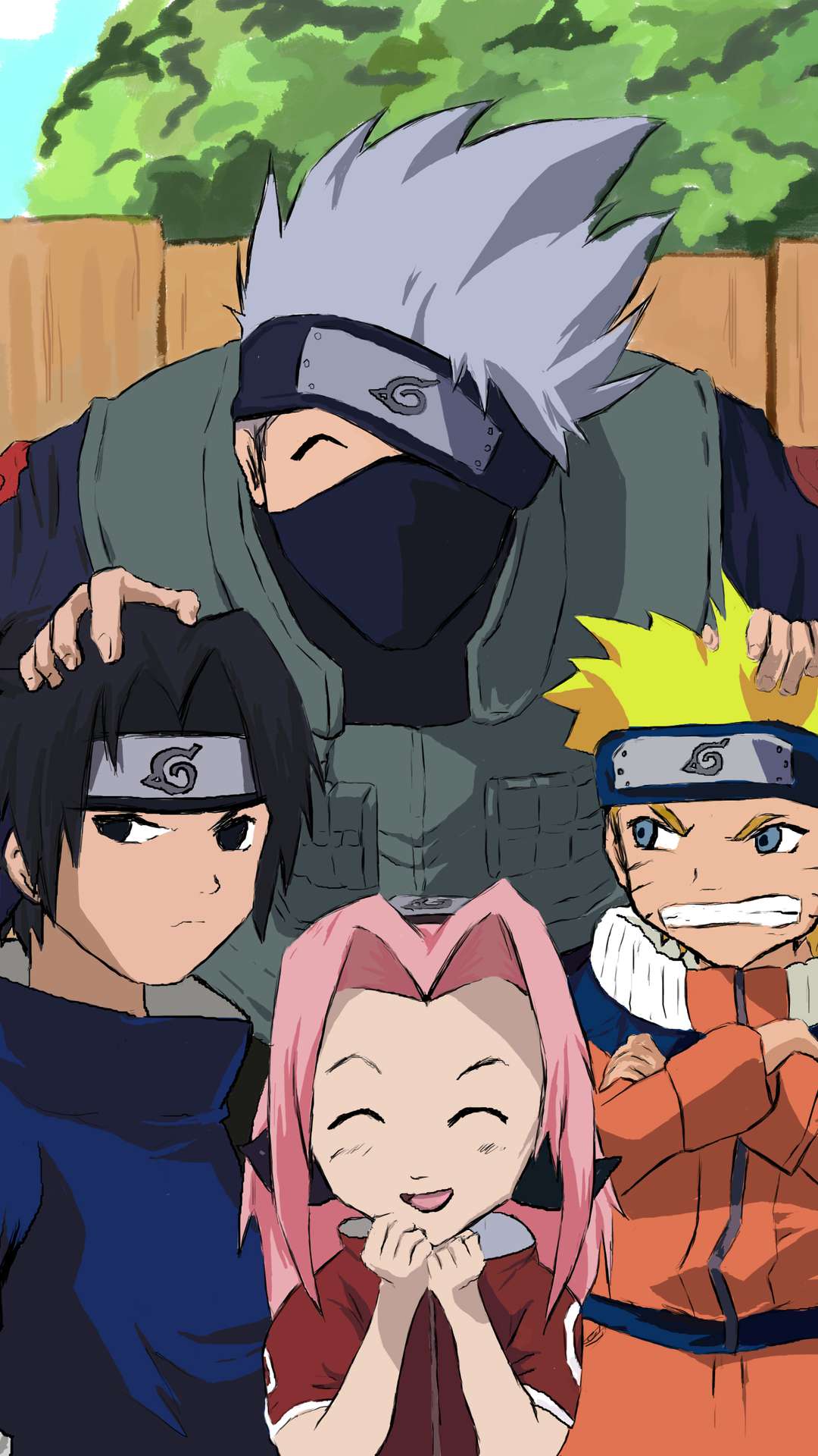 15+ Naruto Team 7 Wallpapers for iPhone and Android by Michael Green