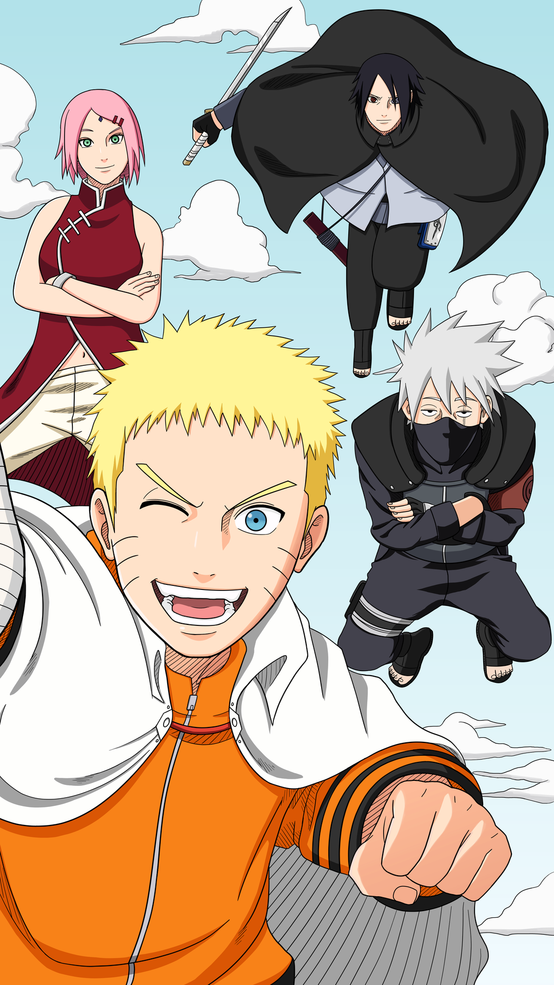 15+ Naruto Team 7 Wallpapers for iPhone and Android by Michael Green