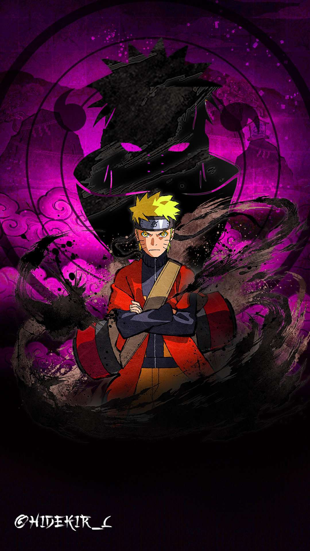 Naruto Shippuden  Naruto Uzumaki Nine Tail Mode 4K wallpaper download