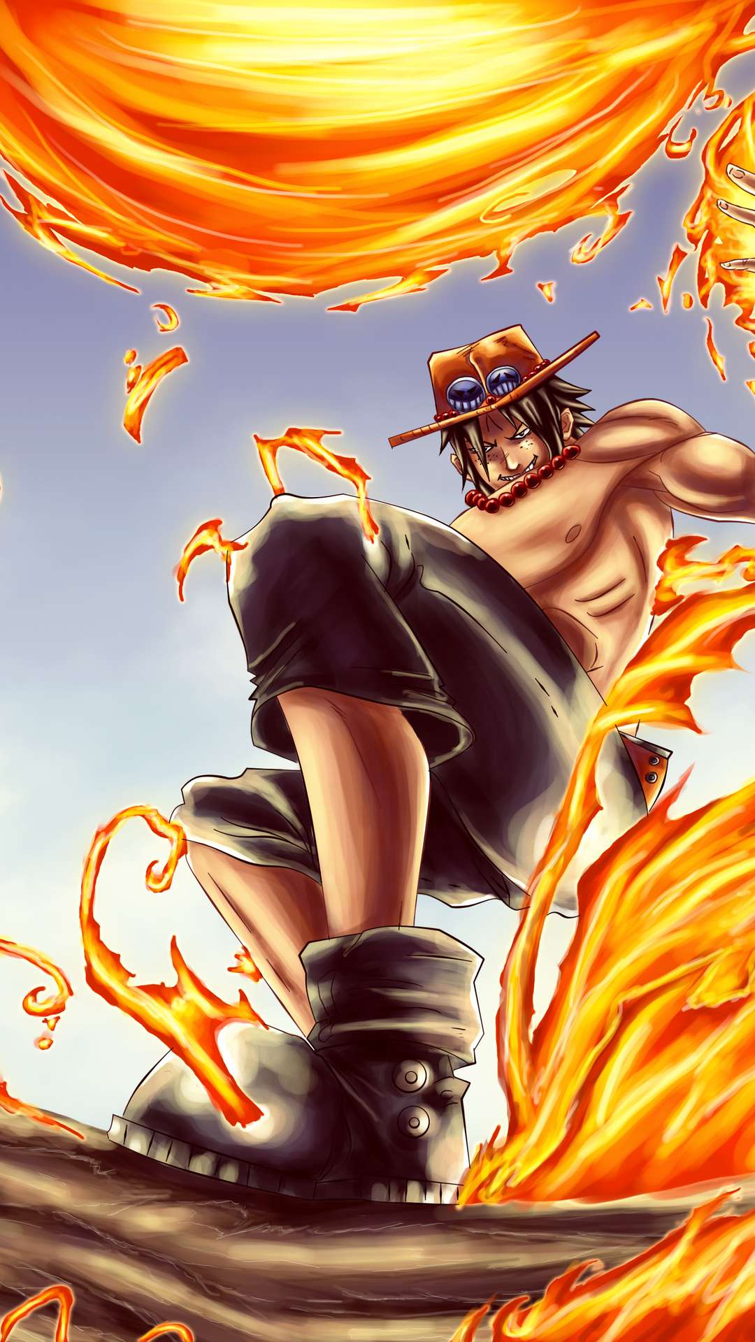 One Piece Ace HD Wallpaper by Geeksoul  Daily Anime Art