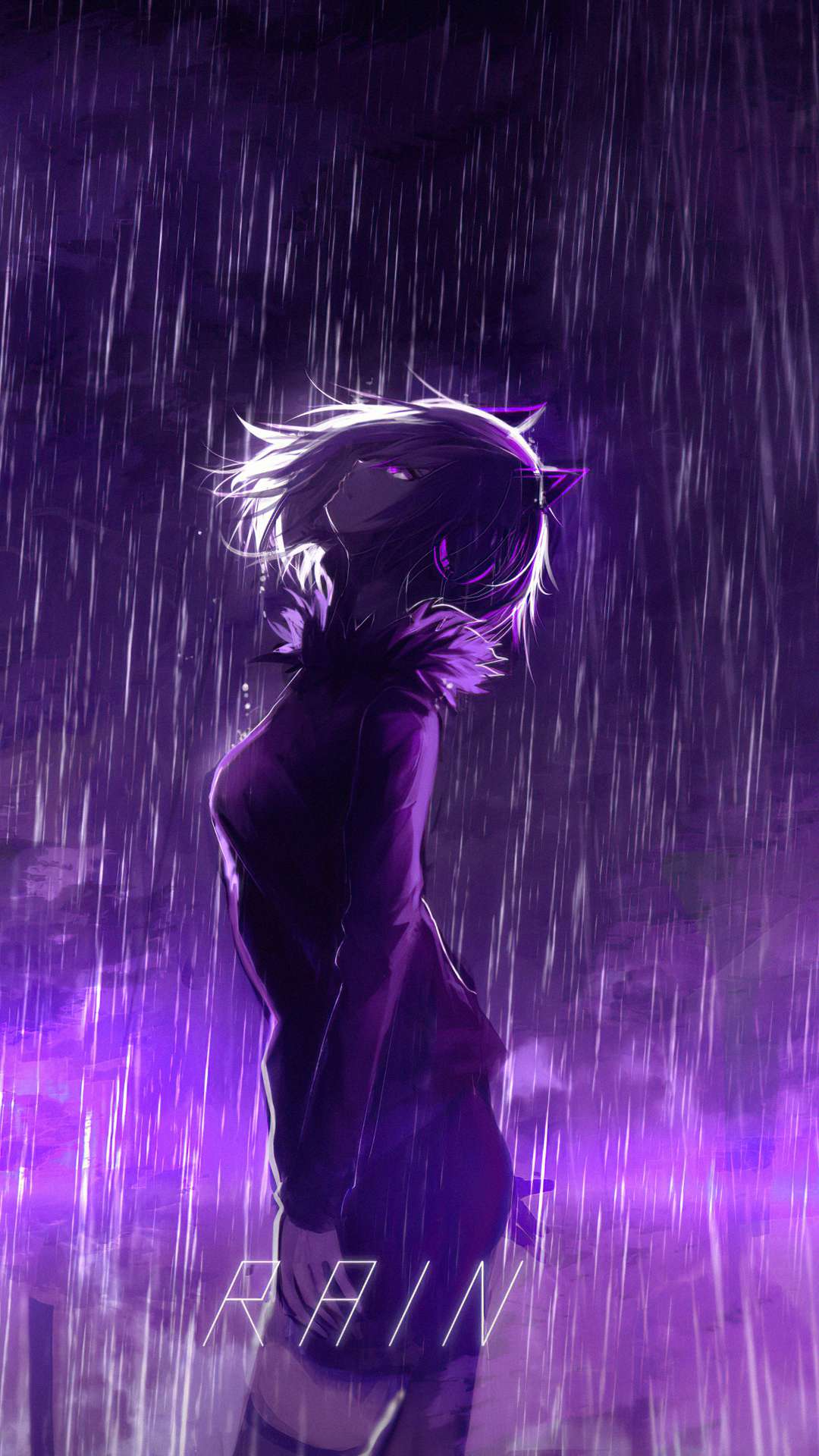 Stylish Anime Guy Purple Wallpapers - Purple Anime Wallpapers 4k