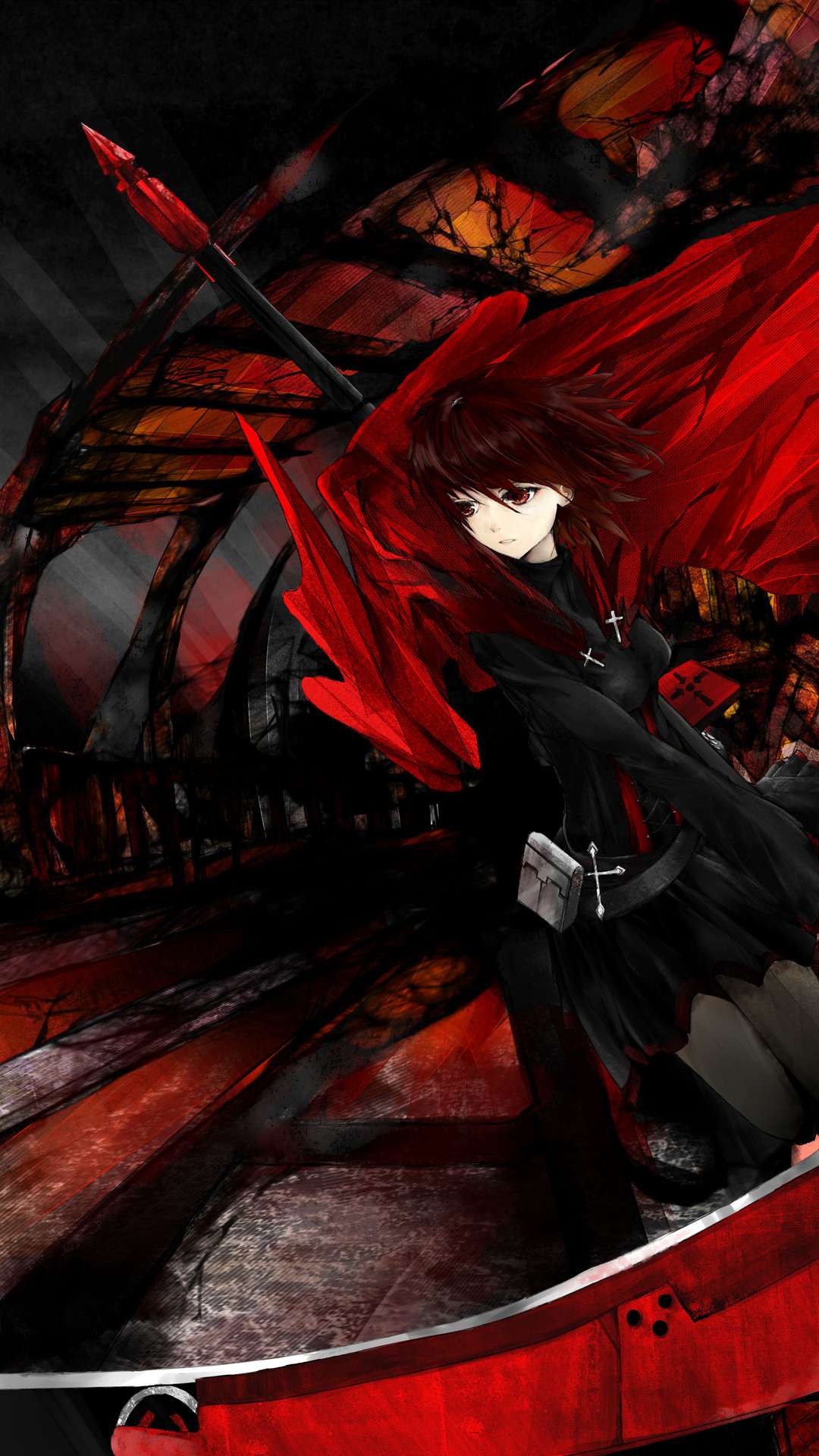 Black and Red Anime Wallpapers on WallpaperDog
