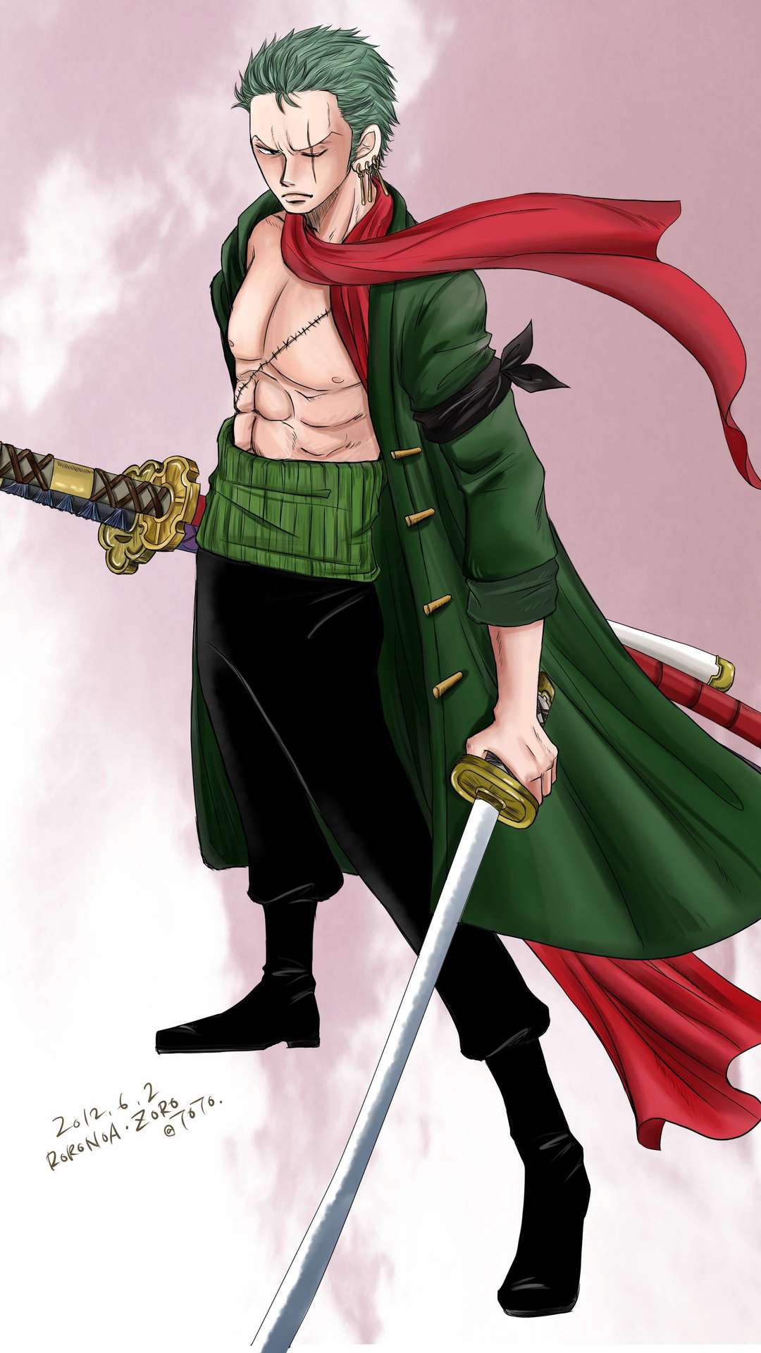 Ronoroa Zoro HD Phone Wallpaper 1080p anime wall by