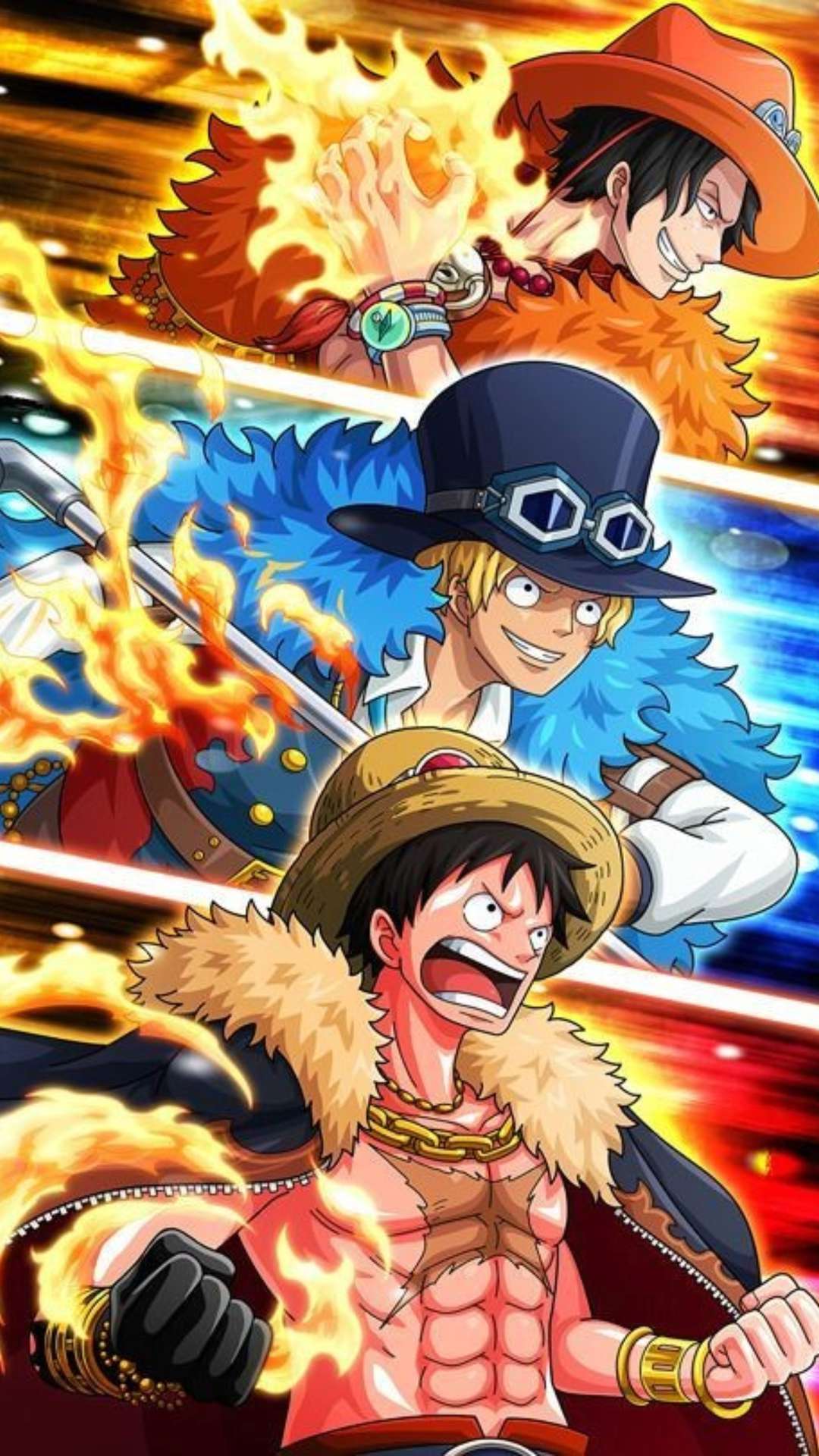 Wallpaper ID 102375  One Piece Monkey D Luffy Sabo Portgas D Ace  free download