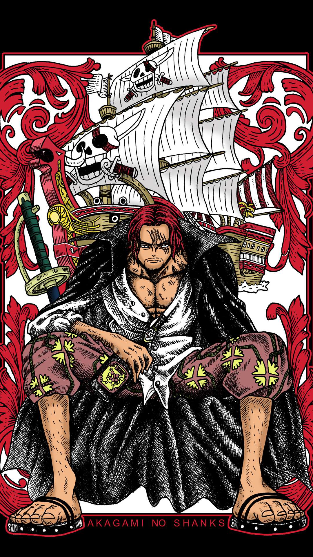 Wallpaper ID 453932  Anime One Piece Phone Wallpaper Shanks One Piece  720x1280 free download