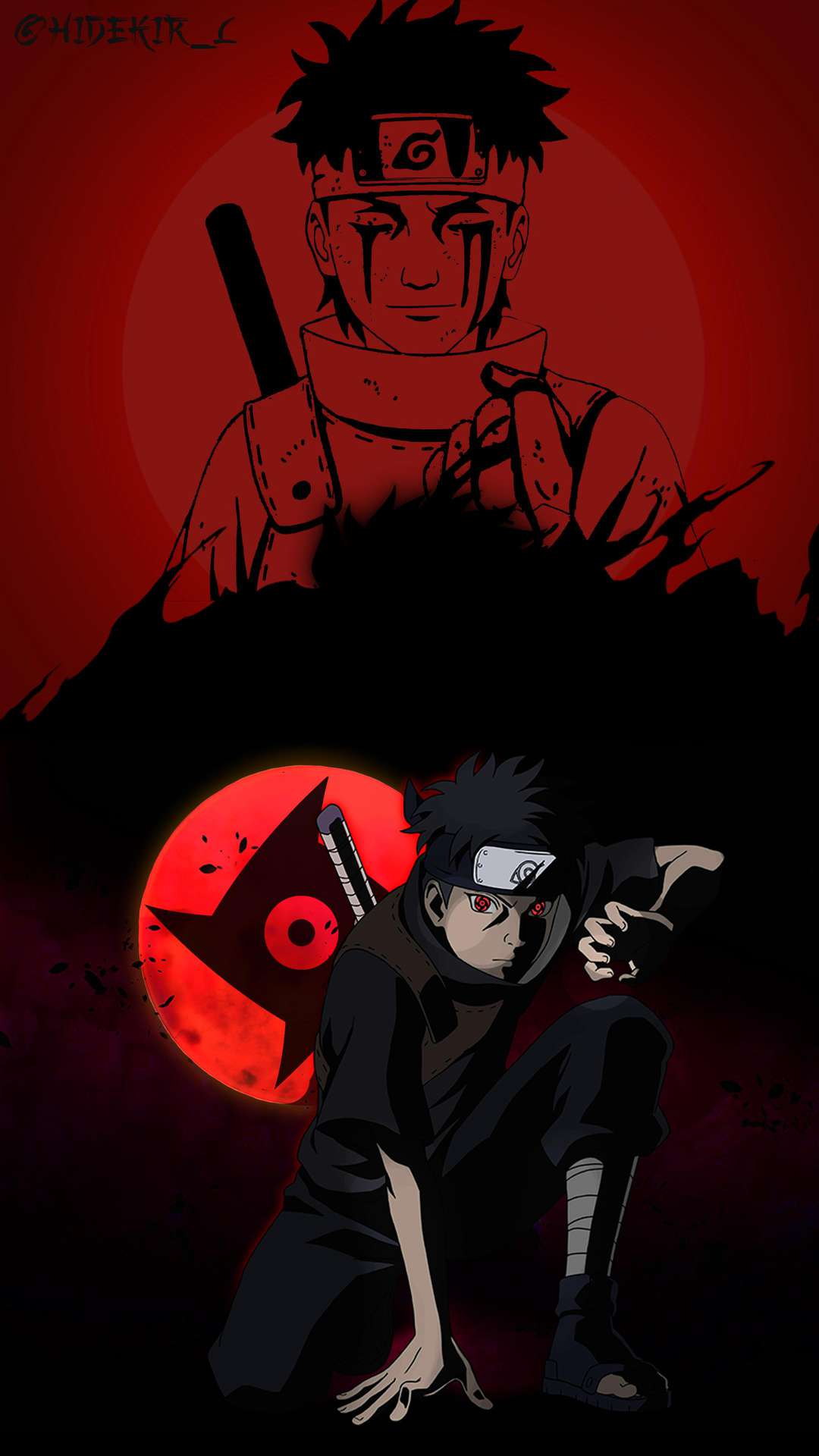 Shisui Uchiha, Mangekyo Sharigan, Crow HD HD Phone Wallpaper