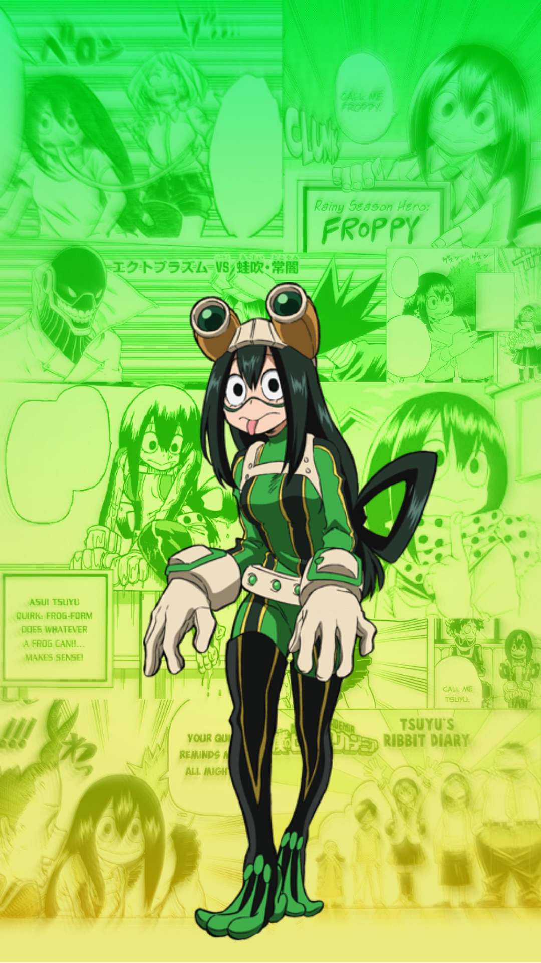 Tsuyu Asui iPhone Wallpapers  Wallpaper Cave