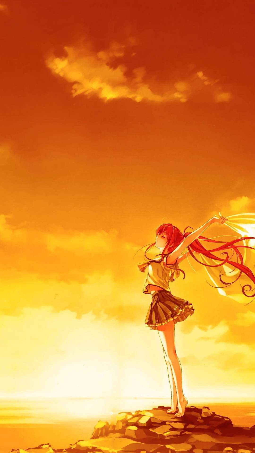 Wallpaper ID 73657  anime girl anime hd 4k yellow deviantart free  download