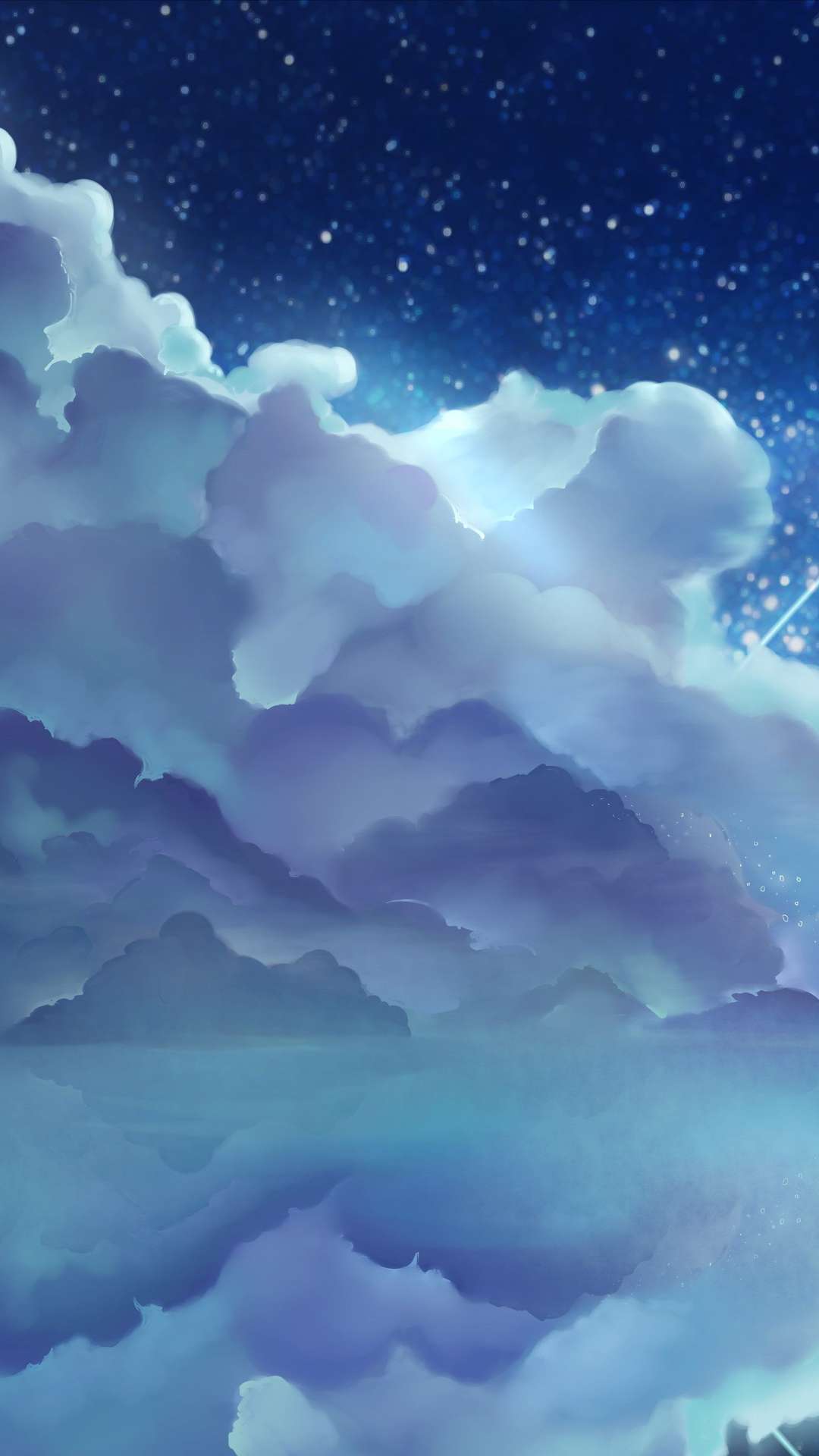 HD desktop wallpaper Anime Moon Wings Angel Cloud download free  picture 1506113